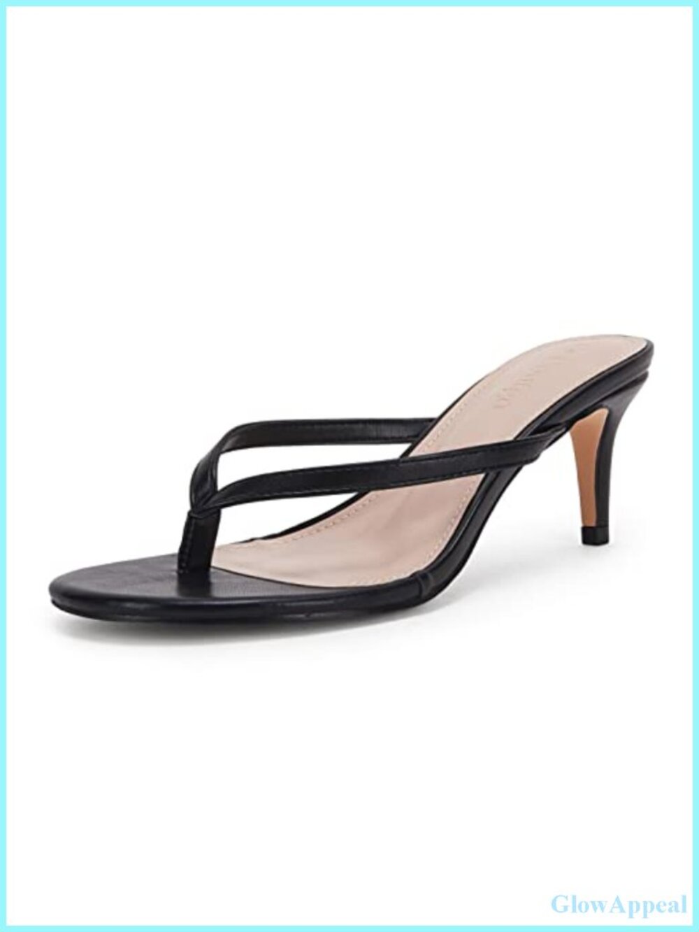 Women's Kitten Heel Flip Flop Sandals